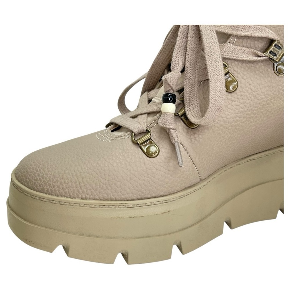Zodiac Billie Tan Pebbled Faux Leather Lug Sole Womens Sneakers Size 9.5M - Picture 6 of 13